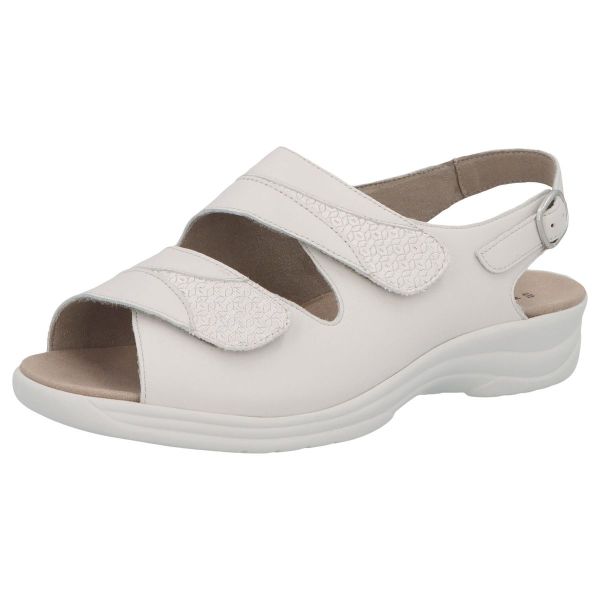 Женские босоножки Moni, молочный (арт. 7 7 74019 20953), Solidus (Германия)