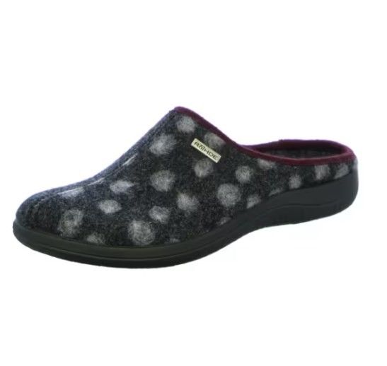 Женские сабо Bari, антрацит (арт. 6551 82), ROHDE (Германия)