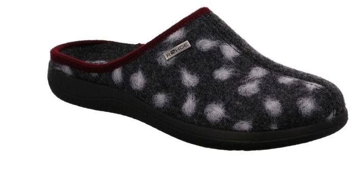 Жіночі сабо Bari, антрацит (арт. 6551 82), ROHDE (Німеччина) Жіночі сабо Bari, антрацит (арт. 6551 82), ROHDE (Німеччина)