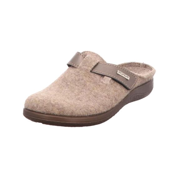 Жіночі сабо Bari, бежевий (арт.6549 17), ROHDE (Німеччина)