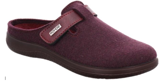 Жіночі сабо Bari бордовий (арт. 6549 49), ROHDE (Німеччина)