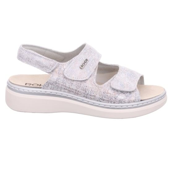 Жіночі сандалі Abano, срібний/перламутр, 5227 85, ROHDE (НІМЕЧЧИНА)