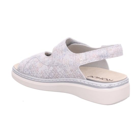 Жіночі сандалі Abano, срібний/перламутр, 5227 85, ROHDE (НІМЕЧЧИНА)