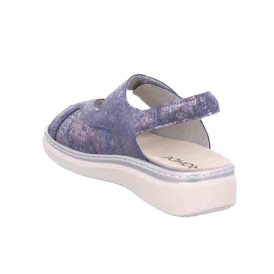 Женские сандалии Abano, синий/перламутр, 5227 55, ROHDE (ГЕРМАНИЯ)
