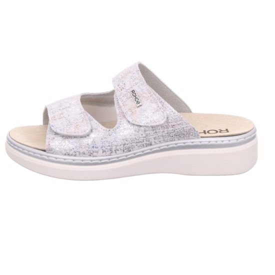 Жіночі шльопанці Abano, срібний/перламутр, 5224 85, ROHDE (НІМЕЧЧИНА)