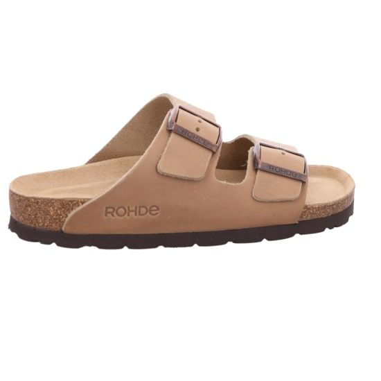 Жіночі шльопанці Alba, бежевий, 5577 14, ROHDE (НІМЕЧЧИНА)