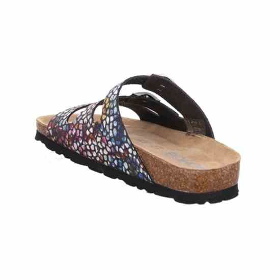 Жіночі шльопанці Alba, чорний/різнобарвний, 5620 98, ROHDE (НІМЕЧЧИНА)