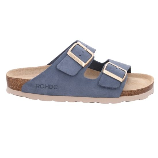 Жіночі шльопанці Alba, джинс, 5590 55, ROHDE (НІМЕЧЧИНА)