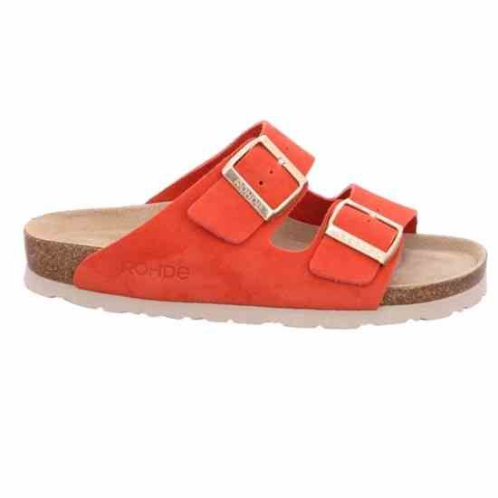 Жіночі шльопанці Alba, помаранчевий, 5590 40, ROHDE (НІМЕЧЧИНА)
