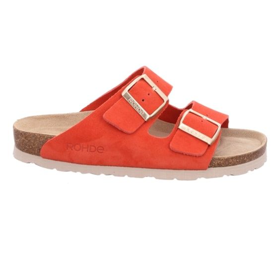 Жіночі шльопанці Alba, помаранчевий, 5590 40, ROHDE (НІМЕЧЧИНА)