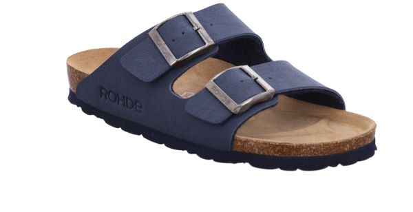 Женские шлепанцы Alba, темно синий (арт.5631 56), ROHDE (Германия)