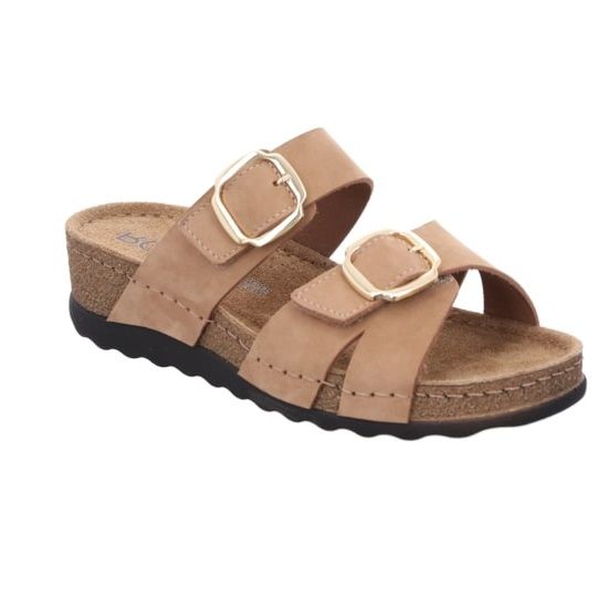 Жіночі шльопанці Soave, бежевий, 5430 14, ROHDE (Німеччина)