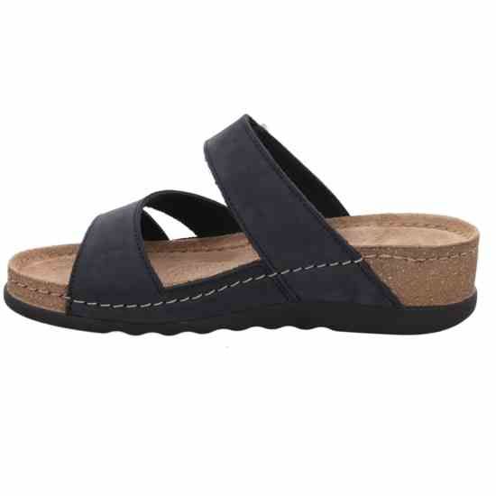 Жіночі шльопанці Soave, чорний, 5432 90, ROHDE (Німеччина)