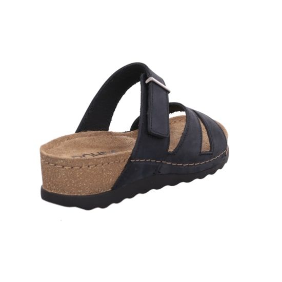 Жіночі шльопанці Soave, чорний, 5432 90, ROHDE (Німеччина)