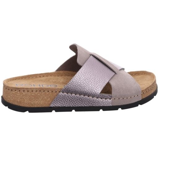 Жіночі шльопанці Soave, срібний/св.сірий, 5410 77, ROHDE (НІМЕЧЧИНА)