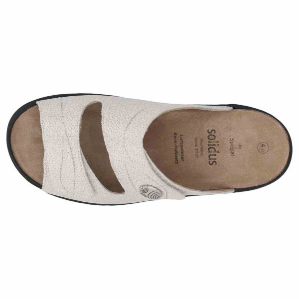 Жіночі шльопанці Special, молочний (арт. 7 21104 10165), Solidus (Німеччина)