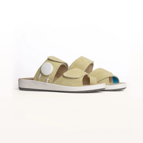 Жіночі терапевтичні шльопанці SunGo, оливковий (40403), Hallufix (Німеччина)