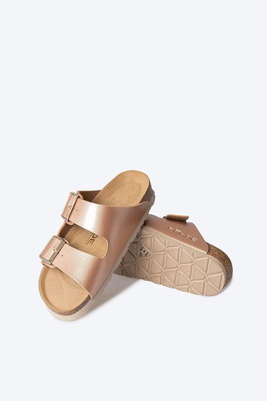 Жіночі босоніжки Alba рожево-золотий ROHDE(НІМЕЧЧИНА)