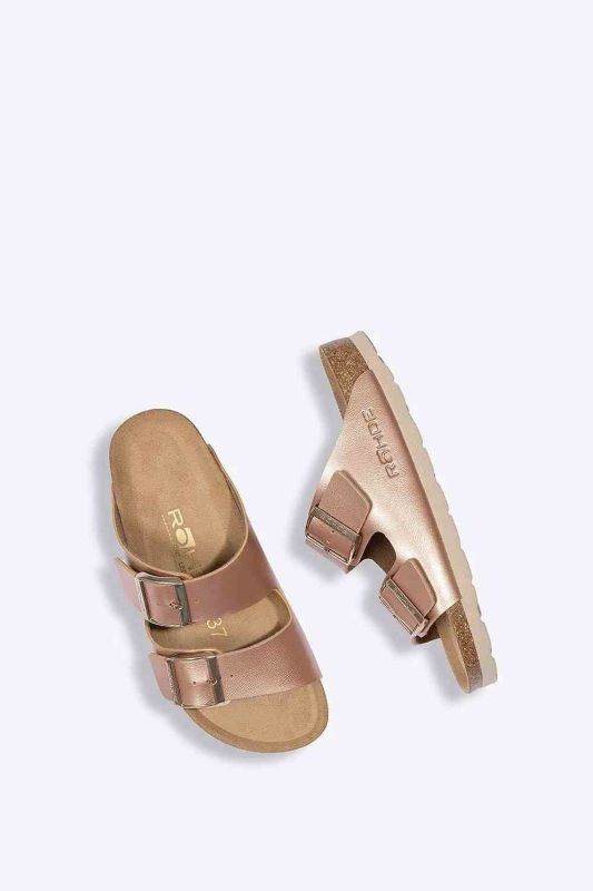 Жіночі босоніжки Alba рожево-золотий ROHDE(НІМЕЧЧИНА)