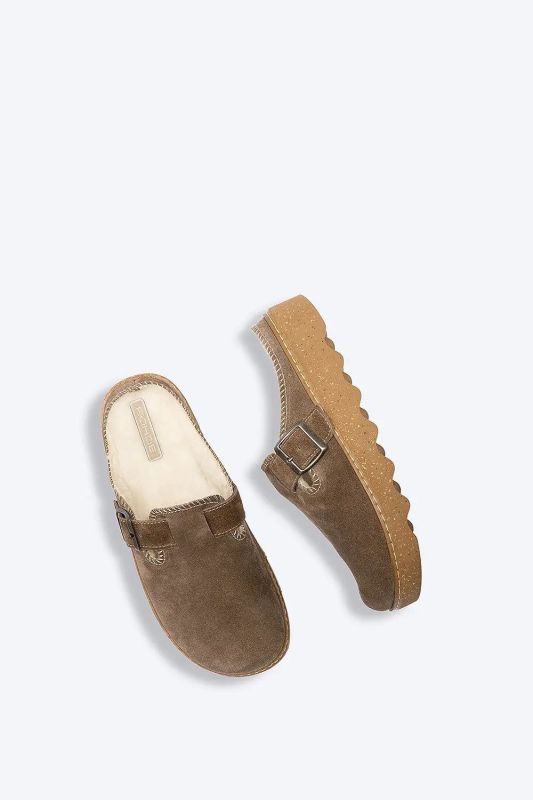 Женские сабо Foggia-D коричневый ROHDE(ГЕРМАНИЯ)