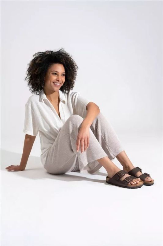 Жіночі шльопанці Alba темно коричневий ROHDE(НІМЕЧЧИНА)