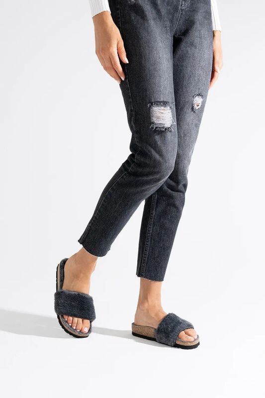 Жіночі тапочки Alba антрацит ROHDE(НІМЕЧЧИНА)