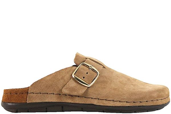 Женские замшевые сабо Rodigo-D бежевый ROHDE(ГЕРМАНИЯ)