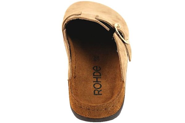 Женские замшевые сабо Rodigo-D бежевый ROHDE(ГЕРМАНИЯ)