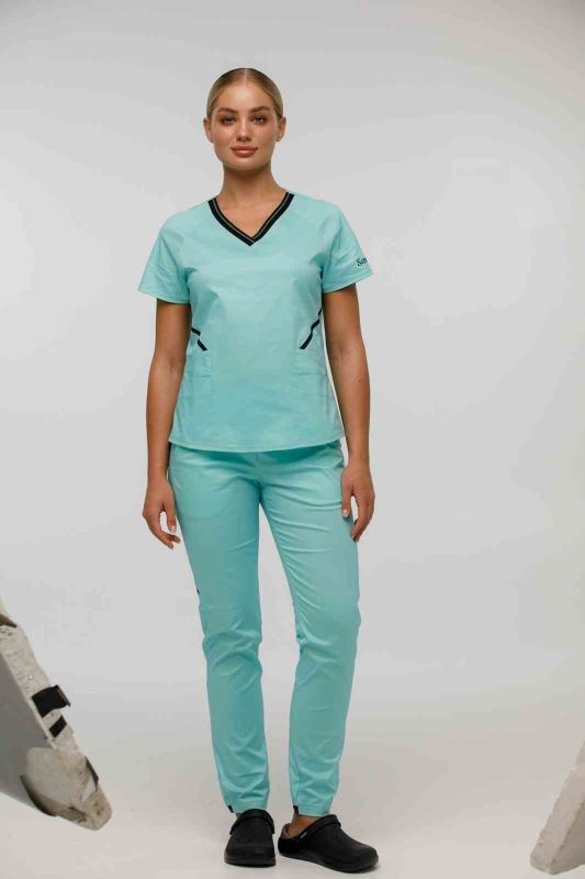 Анатомия Грей Женский Медицинский Костюм мята