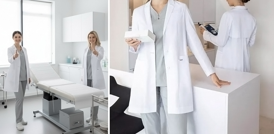 Халат медицинский на фото